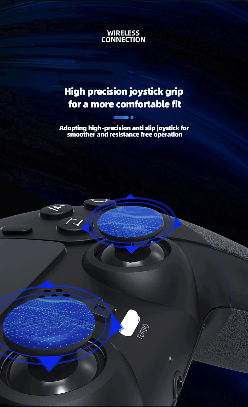 Elite Wireless Game Controller Dual Vibration Programmable Button Six