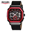 black/red-leather