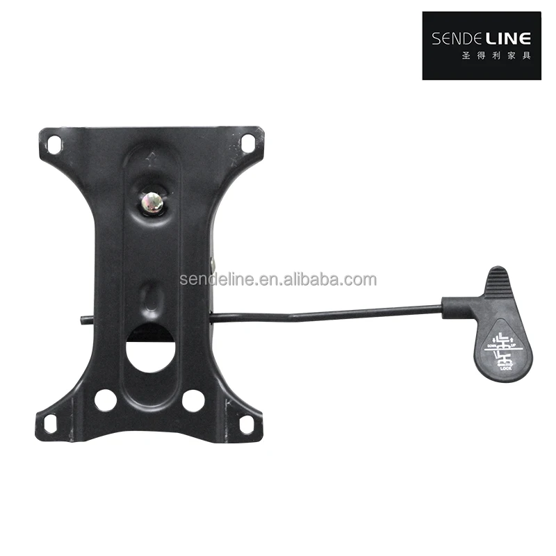 Steel Office Chair Mechanism with 245X175mm Specification and 150X215mm Installation Spray Black Surface