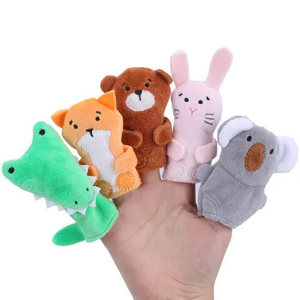 Wholesale Kawaii Microwavable Cartoon Animal Kigurumi Finger Puppet Set ...