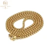 3*60cm golden square pearl chain