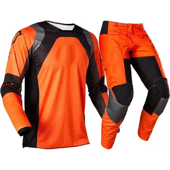 Custom Team Long Sleeves MTB/MX Downhill Jerseys Offroad DH Bike Jerseys Motorcycle Clothing Motocross Jersey and Pants