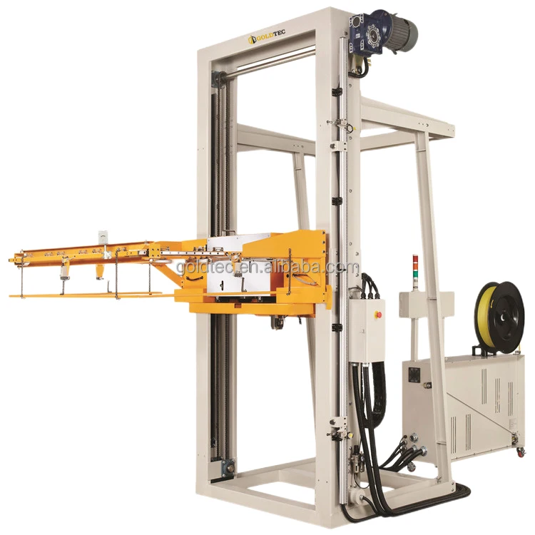 Automatic Stack Strapper Fully Automatic Pallet Strapper Horizontal Strapping Machine for Pallet ...