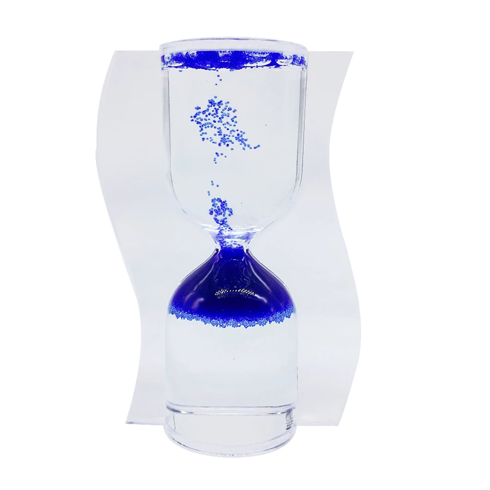 Upward Flowing Sand Timer Acrylic Upward Liquid Hourglass