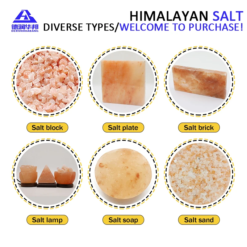 Huabang pink himalayan salt brick for kitchen cooking decorate bathroom barbecue industry