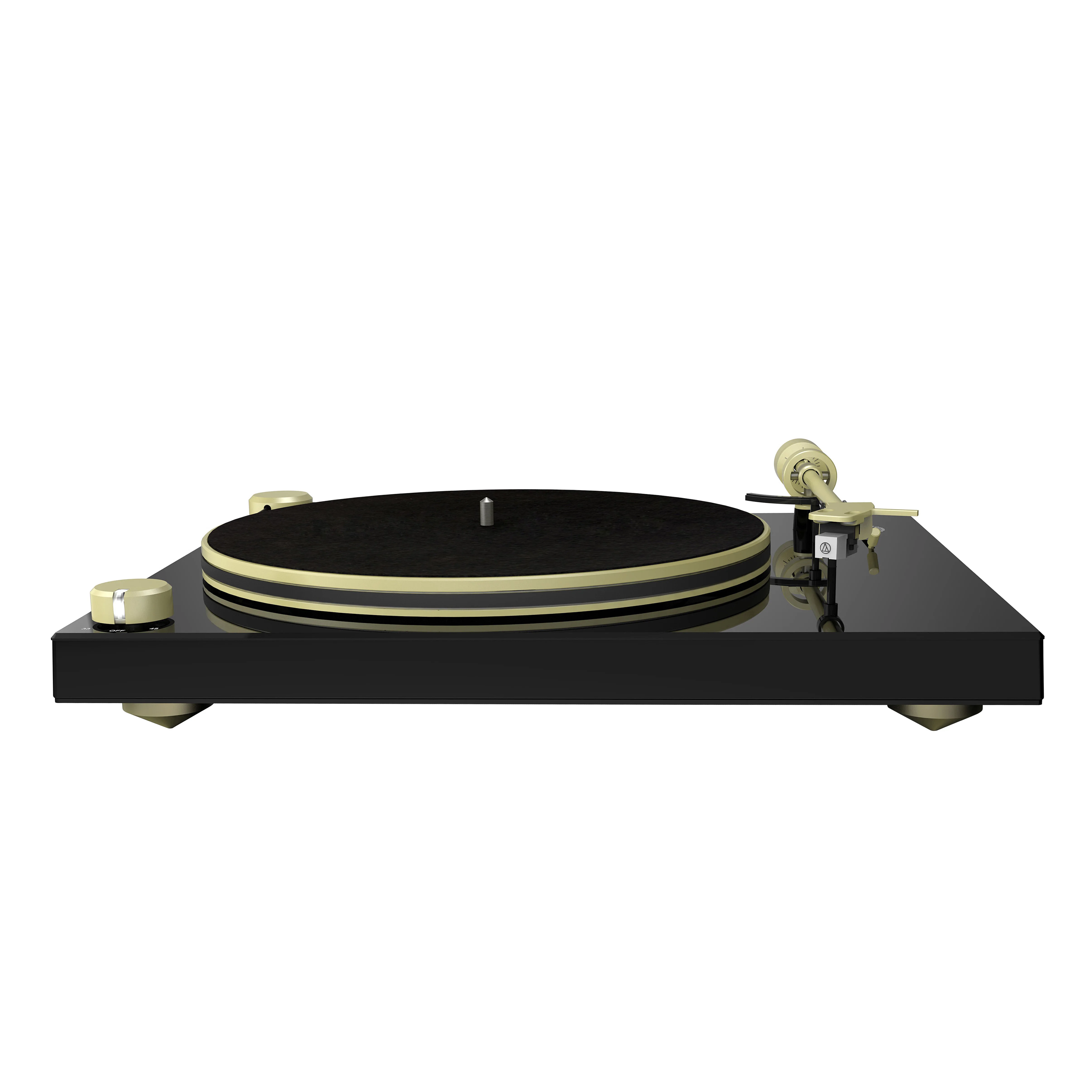 Retro Classical Audio Pro Turntable Player USB Vinyl Record Player