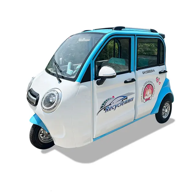 3290*1380*1310 three wheels adults passenger cheap electric car fully enclosed mobility electric tricycle