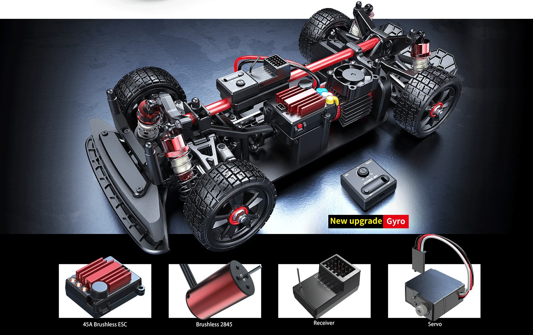 Mjx 14302 Remote Control Car - 1/14 Scale Brushless Racing - Oem