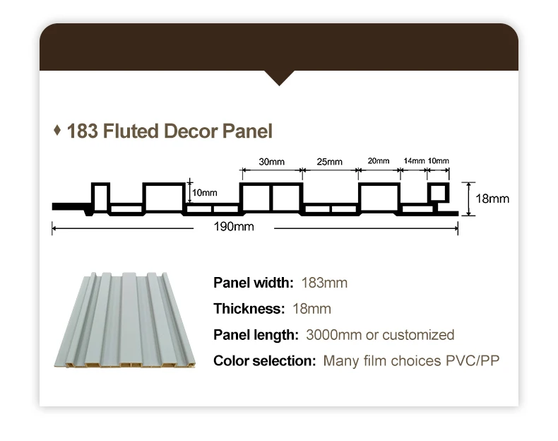 product melinco convave and irregular design new fluted interior wall board multiple pvc coatings indoor wpc hollow great wall panel-2