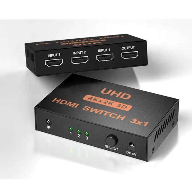 4k 2k 1080p Hd Switch 3 Port 3 In 1 Out Switch Box With Ir Remote For Tv Pc Blu Ray Player Dvd Xbox Buy 4k Switch 3 Port Switch 3 In 1 Out Switch