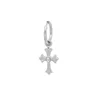 E025-Silver 1 (there are ear holes earring)