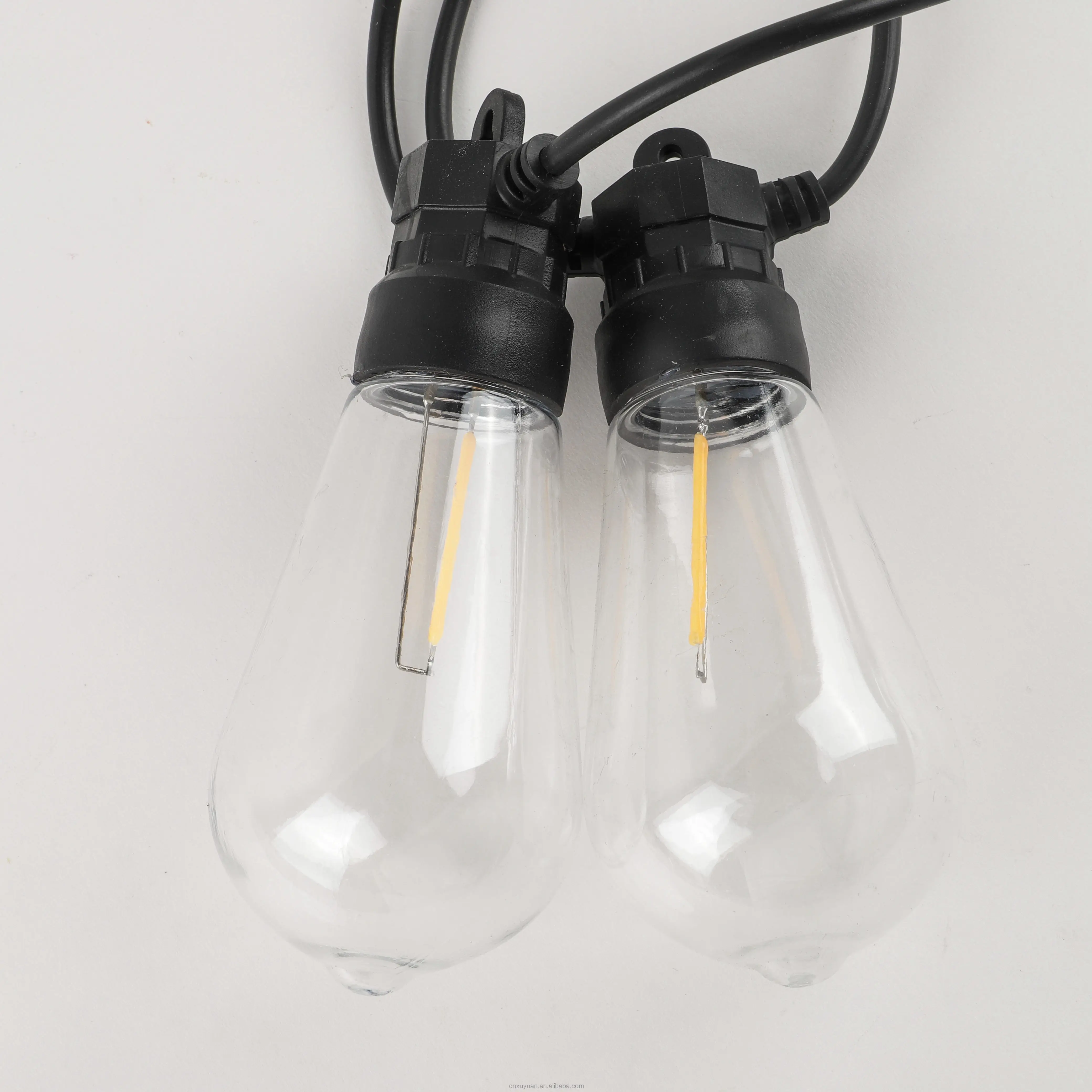 Discount S14 Factory Hot Selling Solar Led Outdoor Patio Filament Bulb