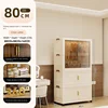Beige (1 armoire + 2 armoires pliantes)