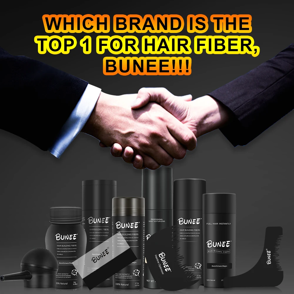 Bunee Thicker Beard Hair Oem Keratin Thicker Full Hair Instantly Fiber