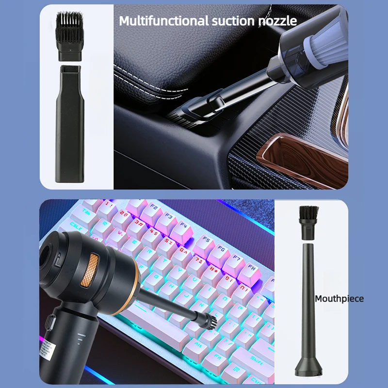 Super Suction 18000pa Handheld Mini Cordless Vacuum Cleaner for Car Brushless Powerful Wireless Portable