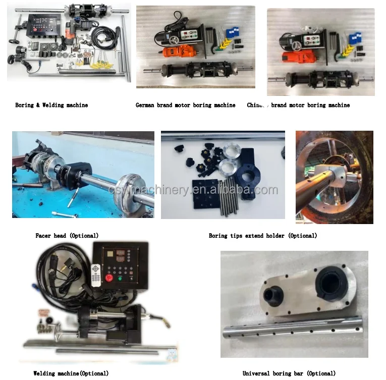 Portable Line Boring Machine for Excavator Repair With Chinese Motor Powerful Motor