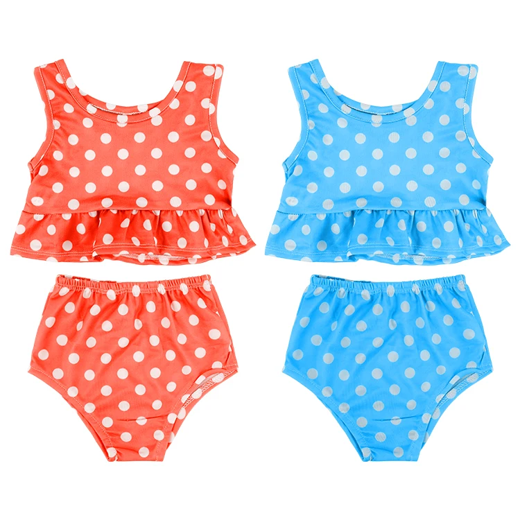 Famicheer Personalized Baby Yellow Swimsuit Bikini Girl Bathing Suit