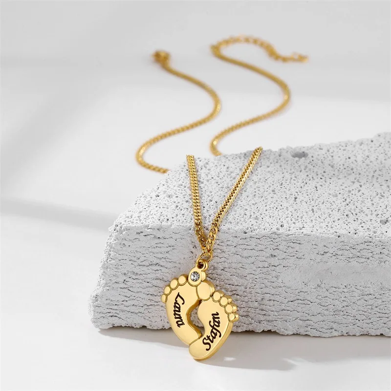 Baby Feet Necklace