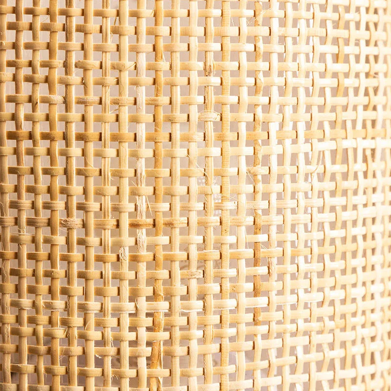 Applique murale décorative en rotin naturel fait main, style moderne et épuré, idéale pour la chambre, le salon ou le couloir._voghion.com