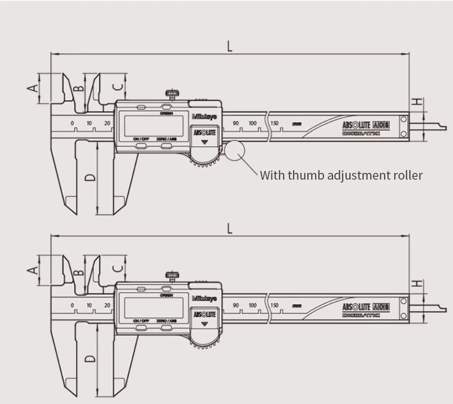 Digital Calipers Parallel Crossed Vernier Caliper, Vernier Caliper