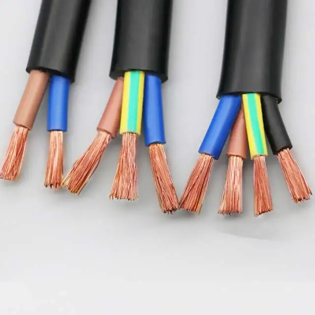 Buy Wholesale China Multi Conductor Flexible Cable 2 3 4 Core 0.5 0.75 1  1.5 2.5 4 6mm Electrical Power Cable Royal Cord & 3 Core Flexible Cable at  USD 30.99