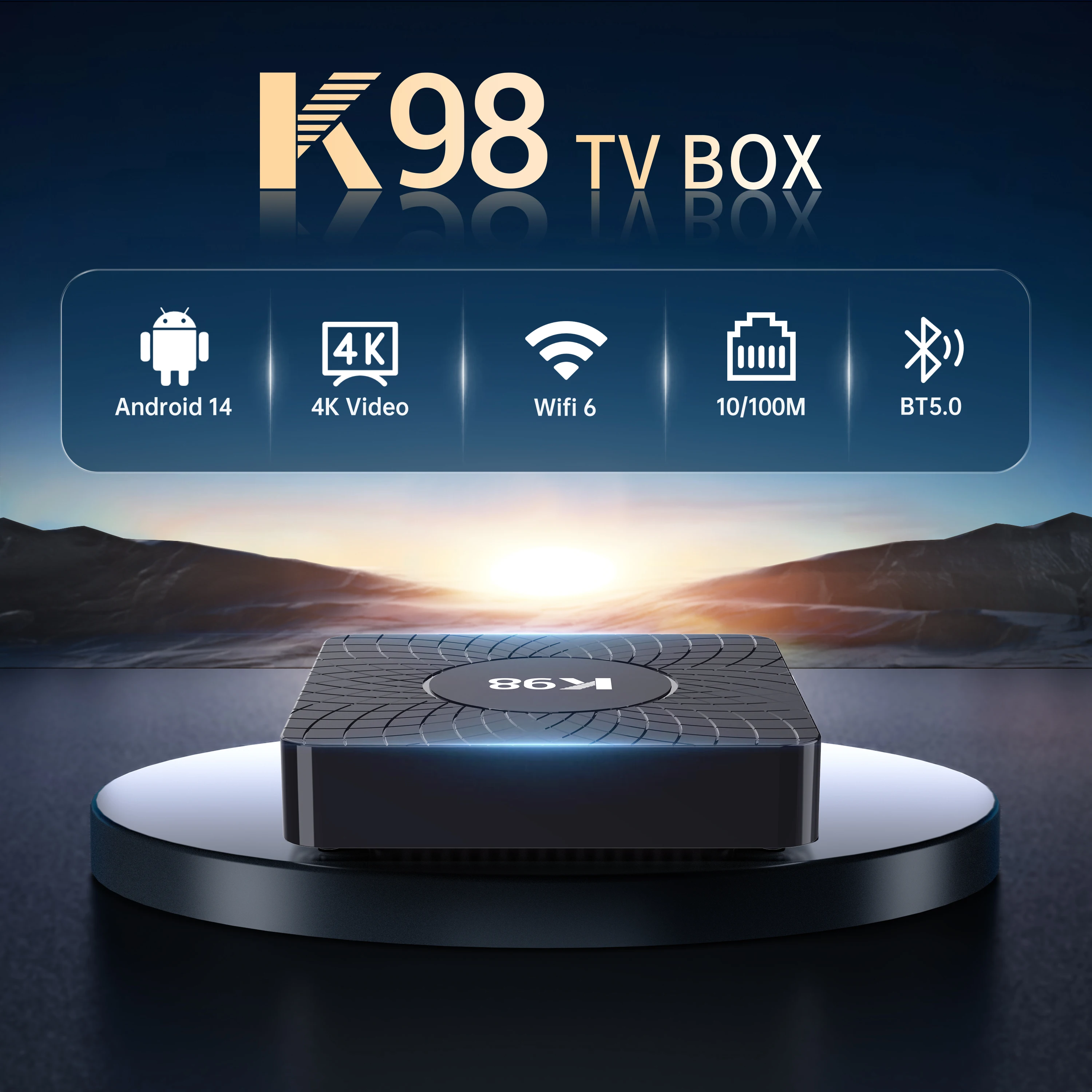 Hot Sale K98 RK3528 Mini TV Box Android Set Top Box 2GB+16GB RAM/ROM ...