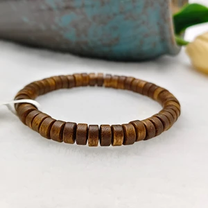 Wooden Beaded Incense Bracelet Elegant Jewelry with Chain Type