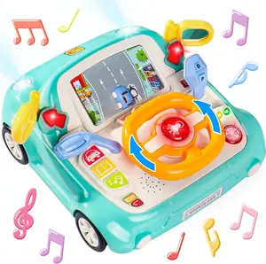 EPT Kids Learning Simulation Driving Plastic Musical Baby Car Toddlers Toy Boys Car Steering Wheel Toy