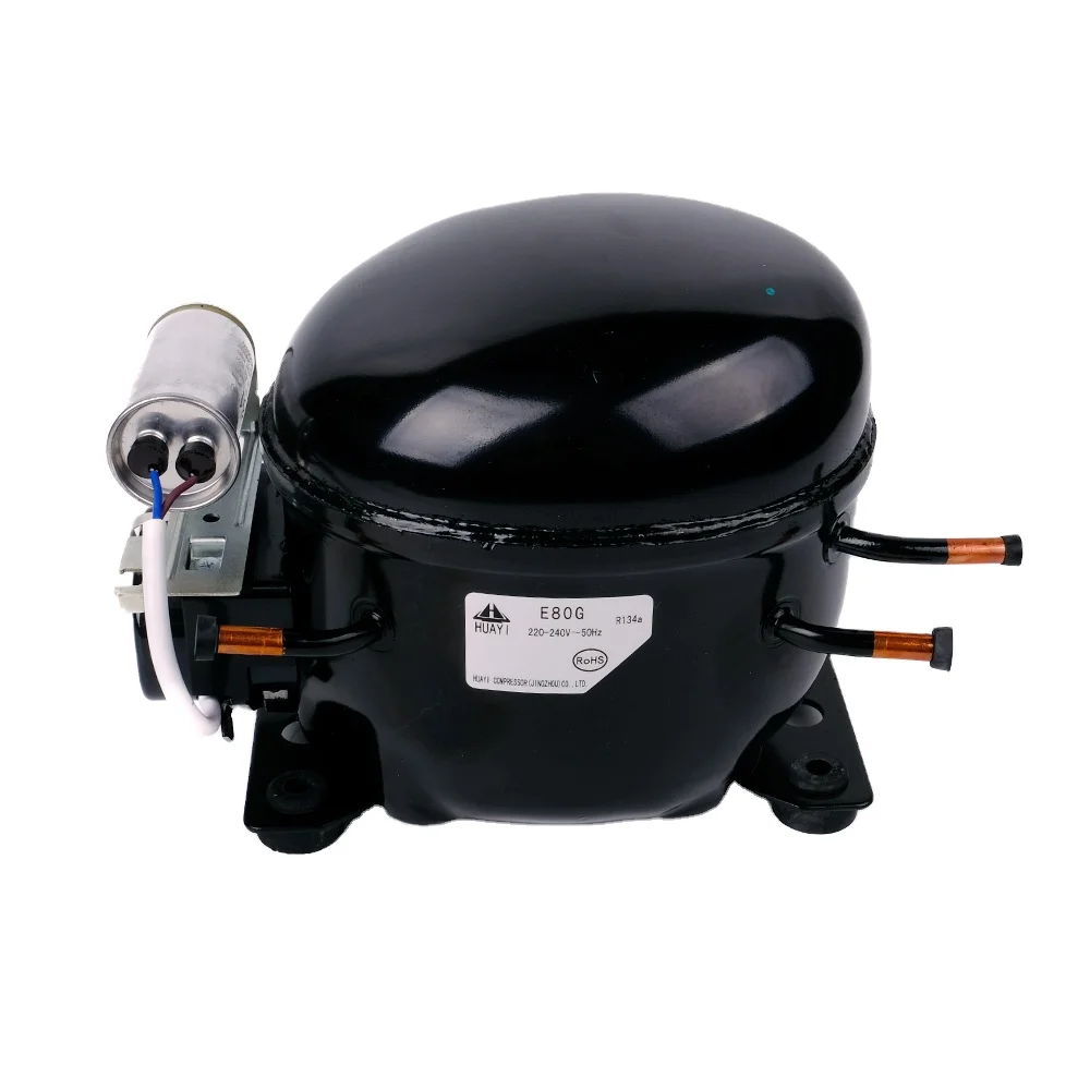 HUAYI E80G 1/2HP Refrigeration Compressor R134a 220-240V for HBP ...