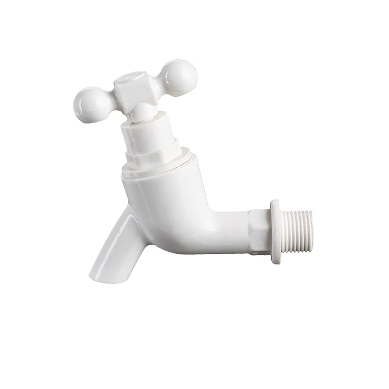 Chinese Factory PVC-U Plastic Ceramic Valve Core Wall-Mounted Bathroom Kitchen Basin Faucet