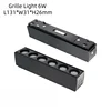 Nero/ Luce Griglia 6W