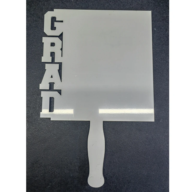 100*170*5mm Sublimation Blank Mdf 2024 Graduation Fans For Custom Desk
