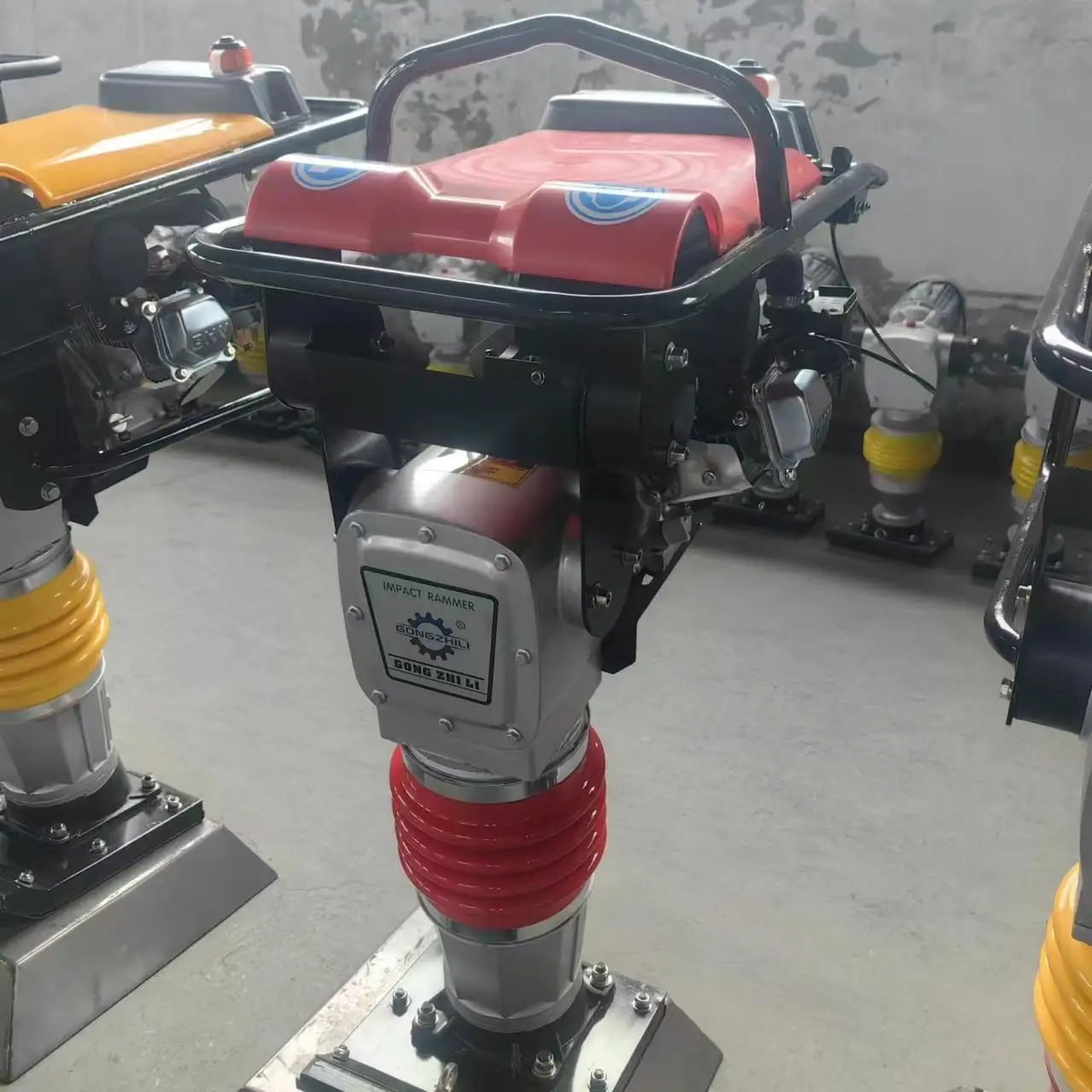 5 л.с. двигатель Honda GX160 ручной домкрат для прыжков небольшой трамбовочный уплотнитель Вибрационный трамбовщик дорожного строительства