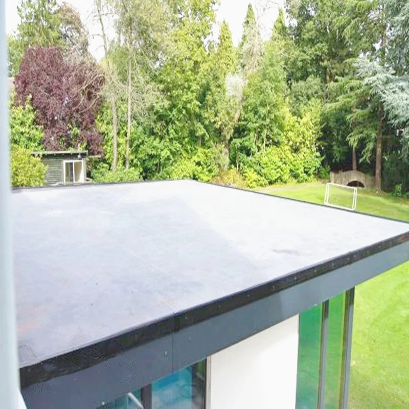 Waterstop Black Smooth 0.5mm-1.5mm EPDM Waterproofing Membrane Rubber Roofing for Foot Roof