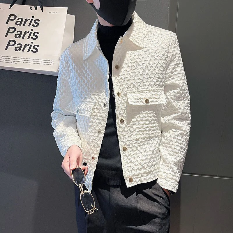 Casual Men's Jacket Retro Style Spring Autumn Loose Fit Outerwear_voghion.com