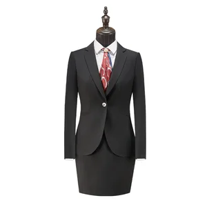 Women's Formal Work Suit Sets & Office Uniforms Factory Direct Delivery NY2019-1 Includes Warehouse Skirts