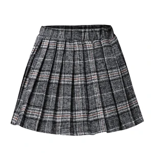 Hot Selling Wren Bear Casual Winter Short Plaid Shorts for Girls Kids Breathable Mid Waist Plus Size Eco-Friendly Anti-Wrinkle