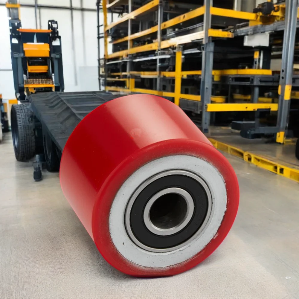 8070 Heavy Duty Forklift Spare Parts Jack Pallet Caster Wheel Single