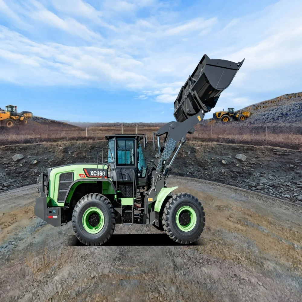 XC958-EV 5.5 Ton Electric Skid Steer Loader with Full