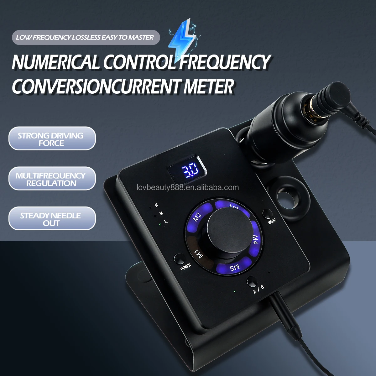 Custom PMU Digital Scalp Micropigmentation Pen Device 3 Modes Adjustable Powerful Electric SMP Permanent Makeup Tattoo Machine
