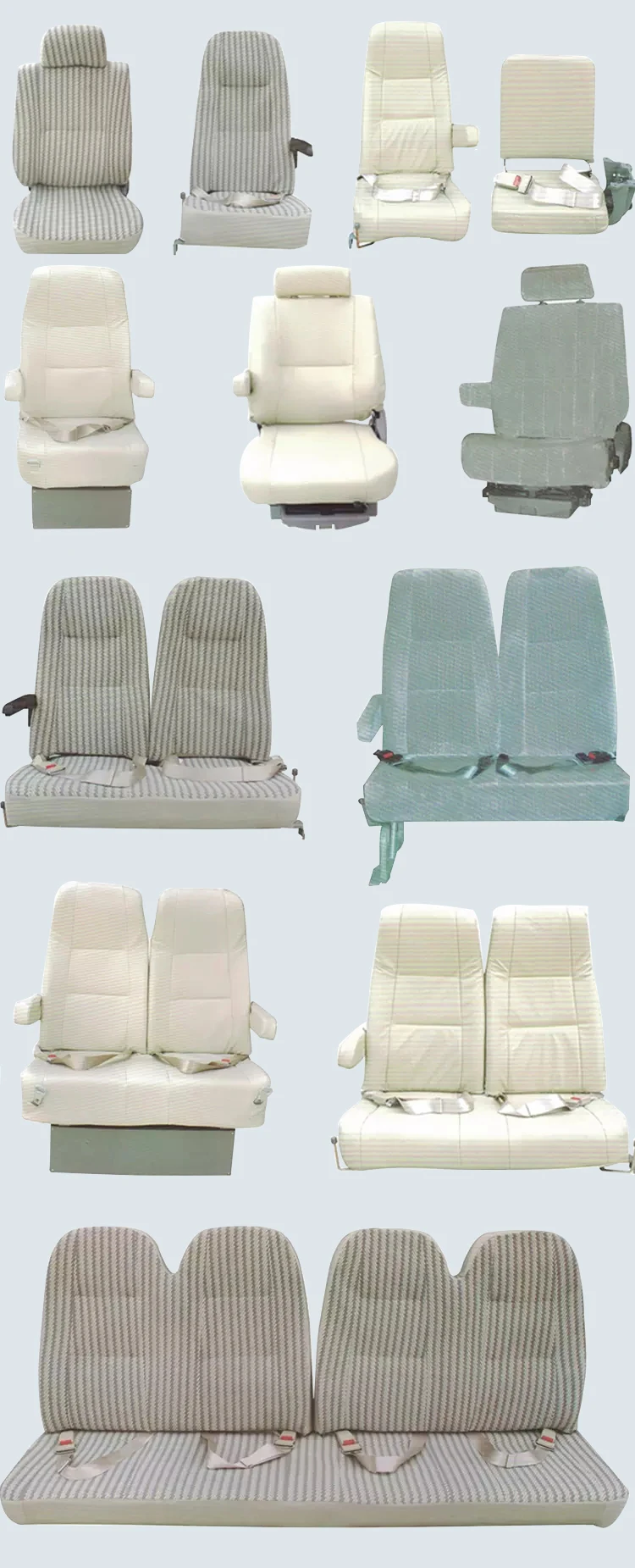 Factory Fabric Folding Seat School Bus Passenger Seat For Toyota