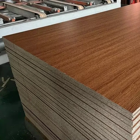 High Quality 1220*2440Mm Particle Board High Density MDF Fiberboard Paint-Free for Bedroom Application E1 Formaldehyde Emission