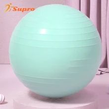 Supro Private Label OEM Logo Sports Custom 55cm 65cm 85cm Exercise Gym Pvc Yoga Ball With Pump