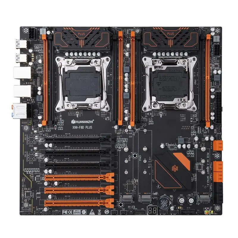マザーボード 2696v4 X2, 128Gb(64x2) X99 F8 Plus HUANANZHI 4チャンネル X99-F8D PLUS マザーボード Aleo対応 Xeon DDR4