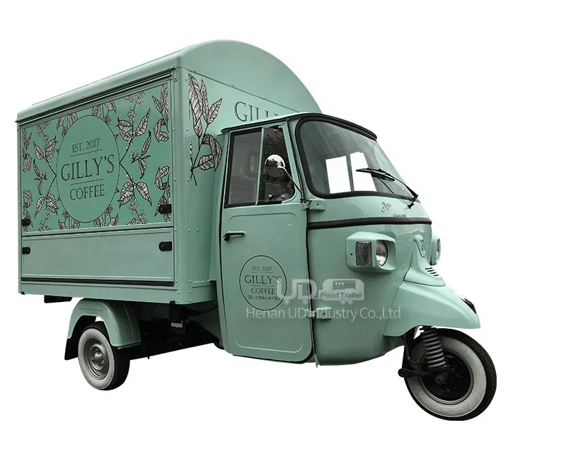 Ud Most Beautiful Coffee Shop Mobile Food Cart Tuk Tuk Bar Piaggio Ape