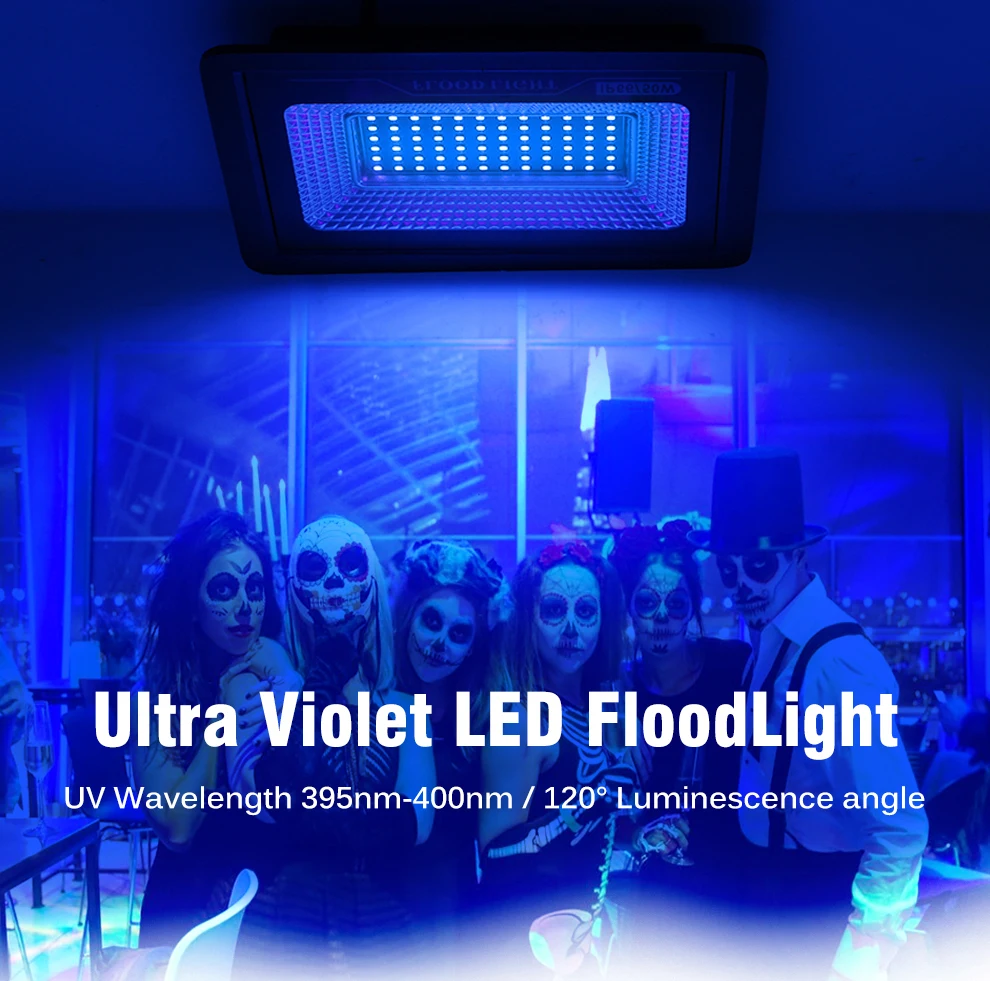 Projecteur led étanche uva éclairage de sécurité extérieur_voghion.com