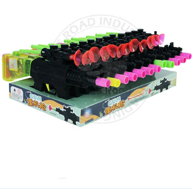 Heavy Machine Guns Candy Toy with Press Candy and Popping Candy