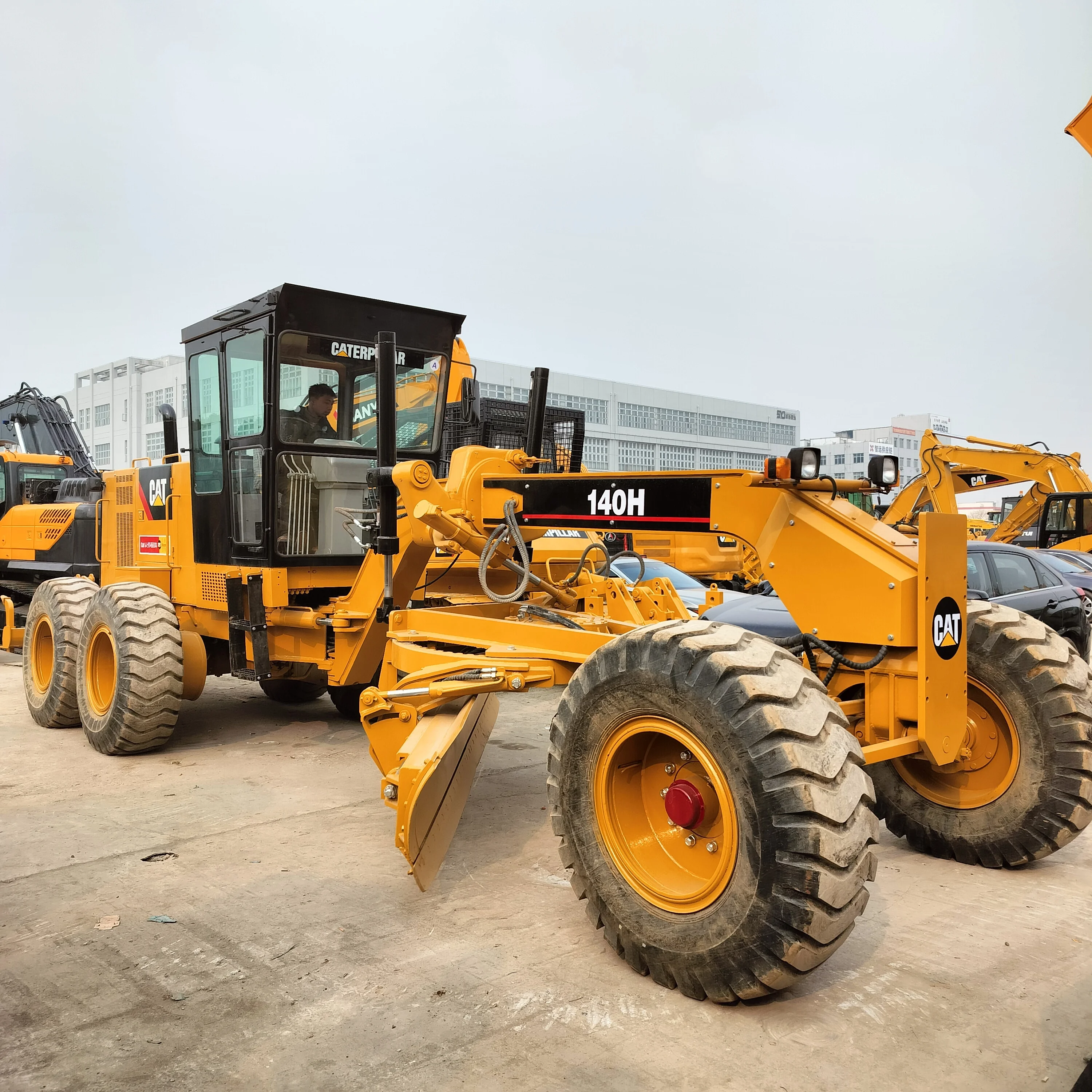 Japan-Made Used for Cat 140h Motor Grader with Low Working Hours & Hours in Stock Core Component Engine