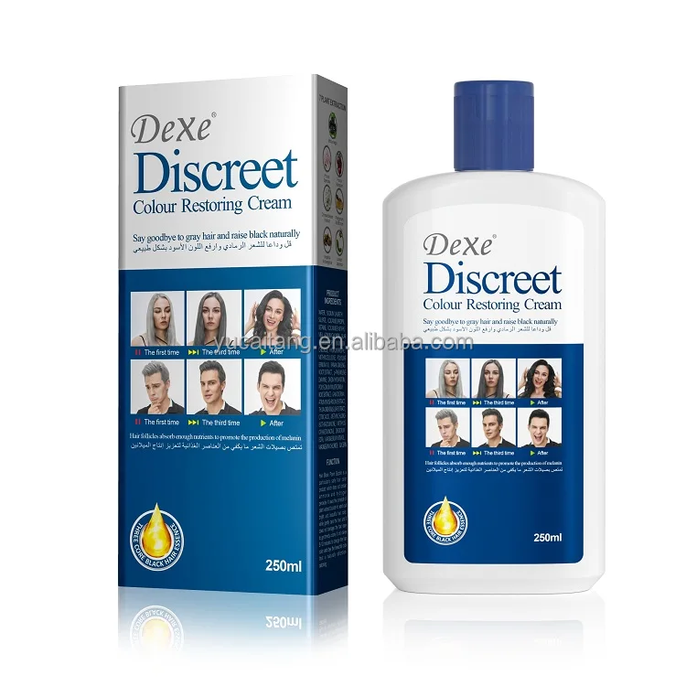 カラーリング・白髪染め Restoria Discreet DEXE ディスクリート カラーリストアリングクリーム 150ml 250ml ブラック