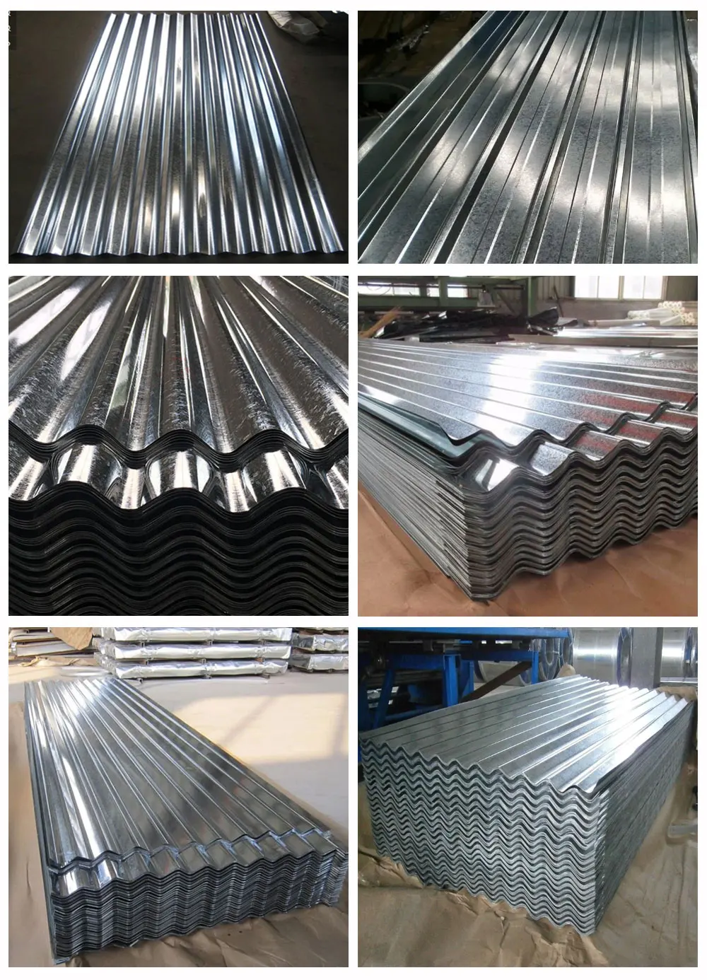 Roofing Sheet Zinc Coated Corrugated 24 Gauge 26 Gauge Zinc Roof Sheet ...